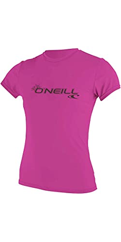 O'Neill Wetsuits Basic Skins - Chaleco de Manga Corta para Mujer, Mujer, Chaleco Protector, 3547-173-XL, Fox Rosa, XL