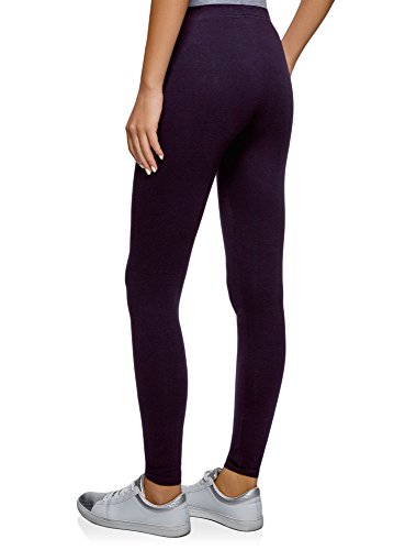 oodji Ultra Mujer Mallas Básicas, Morado, XL