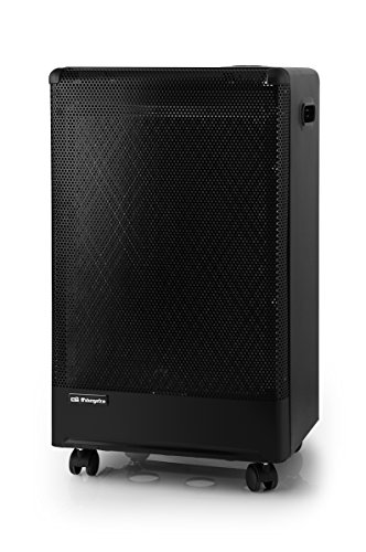 Orbegozo H 55 Estufa de Butano Catalítica, Triple Sistema de Seguridad, 3000 W, Negro