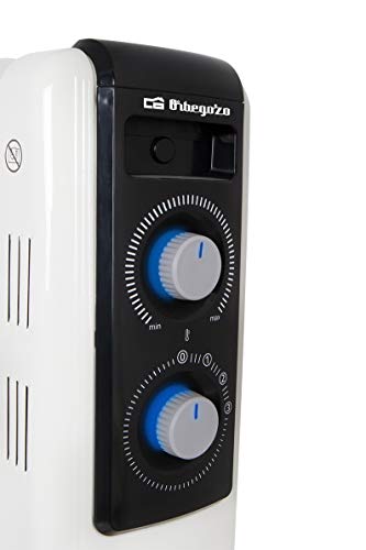 Orbegozo RF 2000 Radiador de Aceite, 2000W de Potencia, construcción Modular de 9 Elementos y diseño en Color Blanco