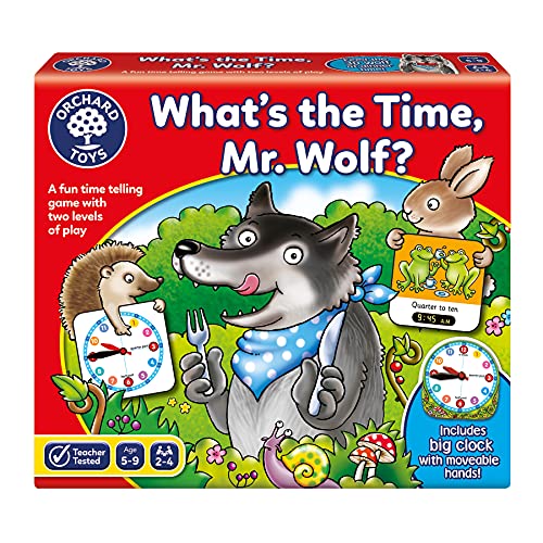 Orchard Toys - Juego de Mesa «What's The Time, Mr Wolf?»
