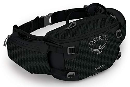 Osprey Savu 5 Mochila multideporte Unisex, Negro (Black), Talla O/S