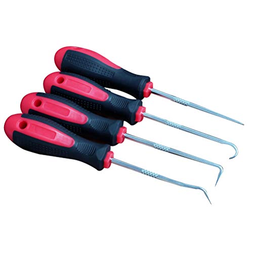 OUNONA Juego de Gancho de selección de precisión Mini Gancho de precisión Extractor Extractor de o-Ring Junta de Sellado Pick - 4pcs