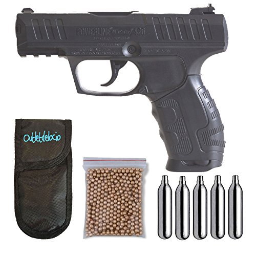 Outletdel ocio Pistola Perdigón Daisy 426 4,5mm. + Funda Portabombonas + Balines + Bombonas co2. 23054/29318/13275