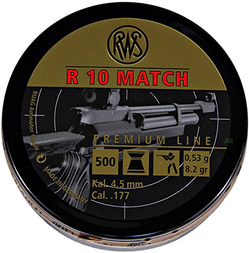 Outletdelocio Lata de 500 perdigones RWS R-10 Match 4,5mm. Modelo 32300103