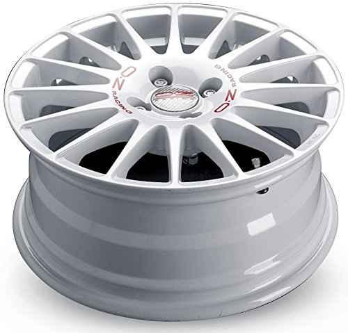 OZ Superturismo Wrc White Red Lettering 7x18 ET35 4x100 Llantas de Aleación