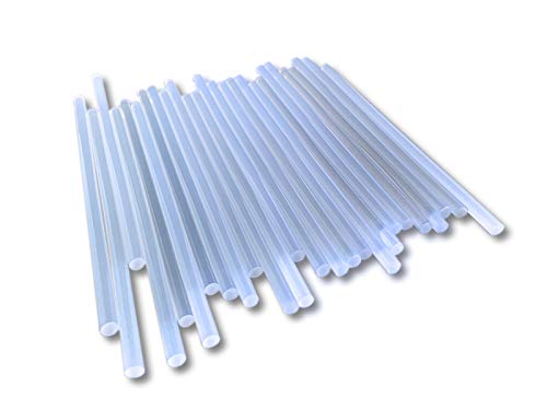 PACK 65 PC BARRA DE PEGAMENTO CALIENTE 7MM X 200MM. BARRAS PEGAMENTO TERMOFUSIBLE TRANSPARENTE 7x200mm PALOS PARA BRICOLAJE Y MANUALIDADES. RECAMBIO IDEAL PARA SU PISTOLA DE BARRA DE SILICONA