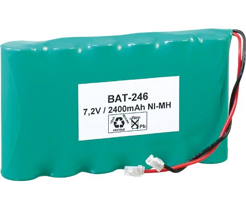 Pack de baterías de 7,2V/2500mAh NI-MH.