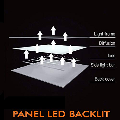 Pack x10 Panel LED Slim 60x60cm 48W, OSRAM Premium Line, NO FLICK, 5280 lúmenes, Luz Blanca 4000K, Drivers Incluidos