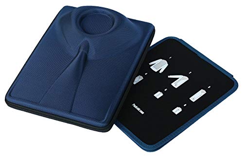 Packshi® - Funda rígida de Viaje para Camisas con Almohadilla DE Plegado de Doble Cara. La ÚNICA Funda Que Permite Plegar Camisas sin dejarlas Arrugadas. (Azul Marino)