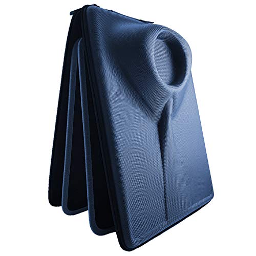 Packshi® - Funda rígida de Viaje para Camisas con Almohadilla DE Plegado de Doble Cara. La ÚNICA Funda Que Permite Plegar Camisas sin dejarlas Arrugadas. (Azul Marino)