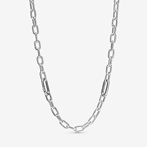 Pandora ME Link Chain 399685C00-50 - Collar de plata de ley, 50 cm, compatible con pulseras Pandora ME