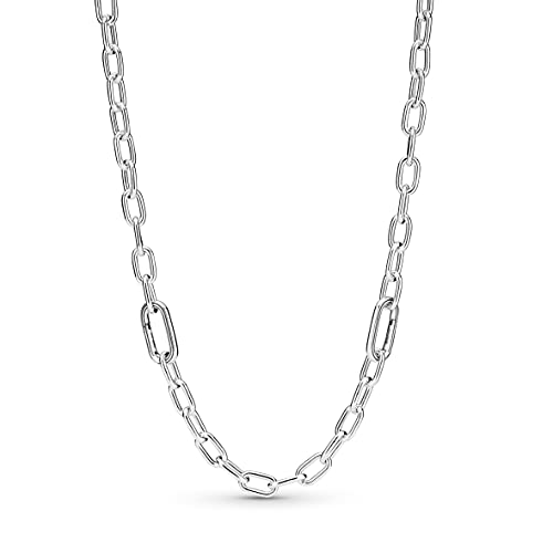 Pandora ME Link Chain 399685C00-50 - Collar de plata de ley, 50 cm, compatible con pulseras Pandora ME
