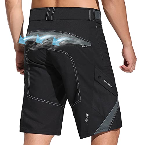 Pantalones cortos para bicicleta de montaña para hombre Pantalones cortos para MTB sin relleno