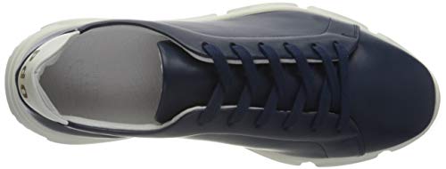 PANTOFOLA D’ORO 1886 Foro ITALICO Low, Oxford Plano Hombre, Navy Blanco, 41 EU