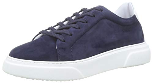 PANTOFOLA D’ORO 1886 Foro ITALICO Low, Oxford Plano Hombre, Navy Blanco, 42 EU