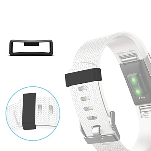 para Fenix 6/Fenix 6 Pro Retenedor de correa para reloj 22mm Reloj de Silicona Correa Retenedor Lazo 6 Unidades Hebilla de Caucho de anillo para Garmin Fenix5 / 5 Plus / Forerunner 235 / 630 / 735XT