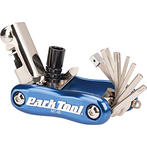 Park Tool MT-40 Mini Fold Up Multi-Tool Herramienta, Unisex Adulto, Azul