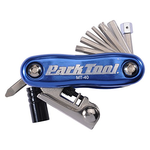Park Tool MT-40 Mini Fold Up Multi-Tool Herramienta, Unisex Adulto, Azul