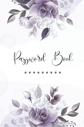 Password Notebook: Password Book with Alphabetical Tabs | Password Organizer for Usernames, Logins, Web, And Email Addresses | Password Keeper to ... Flower Cover Design Gifts for Women