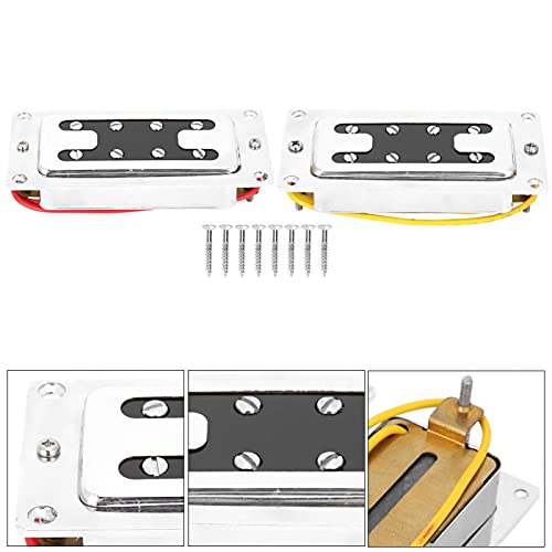 Pastilla para bajo de(Silver, BBT 4 string bass 8 magnetic column pickup)