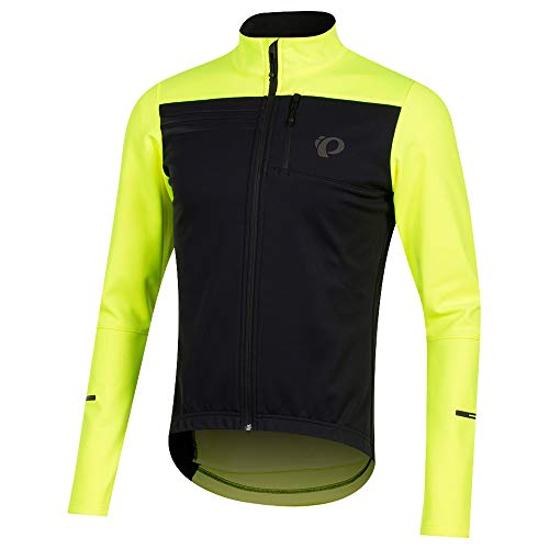 PEARL IZUMI Elite Escape AmFIB Screaming - Chaqueta Impermeable para Hombre, Color Amarillo y Negro, otoño/Invierno, Hombre, Color Screaming Yellow/Black, tamaño Extra-Large