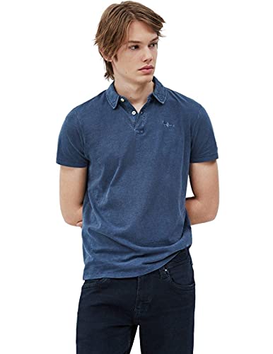 Pepe Jeans Barney Camisa Polo, 592admiral, S para Hombre