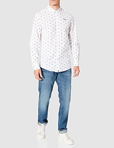 Pepe Jeans Carlo Blusa, Blanco, M para Hombre