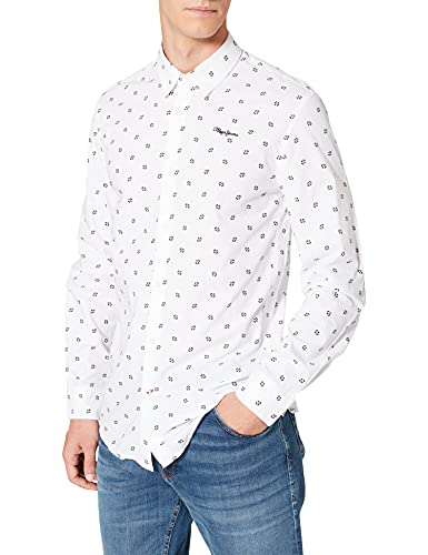 Pepe Jeans Carlo Blusa, Blanco, M para Hombre