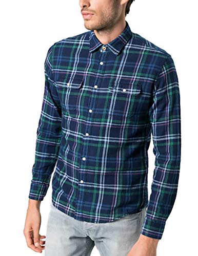 Pepe Jeans Clifford Camisa, (Indigo 561), XX-Large para Hombre