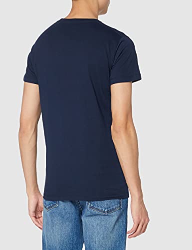 Pepe Jeans Eggo PM500465 Camiseta, Azul (Navy 595), L para Hombre