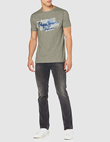 Pepe Jeans GOLDERS Camiseta para Hombre, Gris (Slate 955), Large