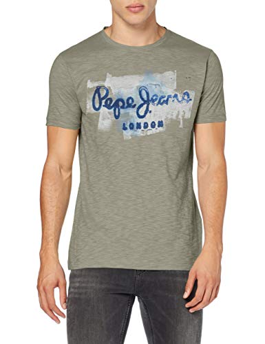 Pepe Jeans GOLDERS Camiseta para Hombre, Gris (Slate 955), Large