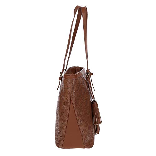 Pepe Jeans Rostrata Bolso para Portátil 13,3" Marrón 44x29x14 cms Piel sintética