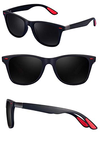 Perfectmiaoxuan Gafas de sol polarizadas Hombre Mujere Lujo Retro/Aire libre Deportes Golf Ciclismo Pesca Senderismo 100% protección UVA gafas unisex golf conducción Gafas gafas de sol (b1lue)