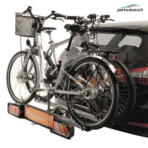 Peruzzo Parma E-Bike - Portabicicletas (sobre Enganche de Remolque, para 2 Bicicletas, inclinable)