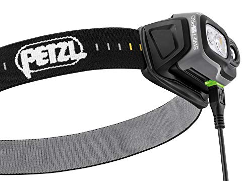 Petzl E810AA00 - Lámpara SWIF RL Pro, color negro