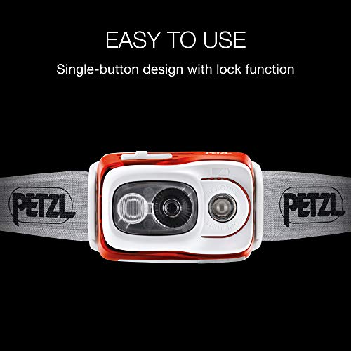 PETZL Swift RL Linterna Frontal, [Campo obligatorio: Determine los valores válidos manualmente], Azul, 8 x 8