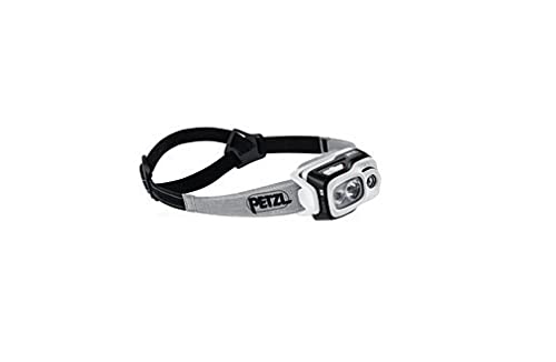 Petzl SWIFT RL - Linterna (Linterna con cinta para cabeza, Fruta del bosque, Gris, IPX4, LED, 1 lámpara(s), 900 lm)