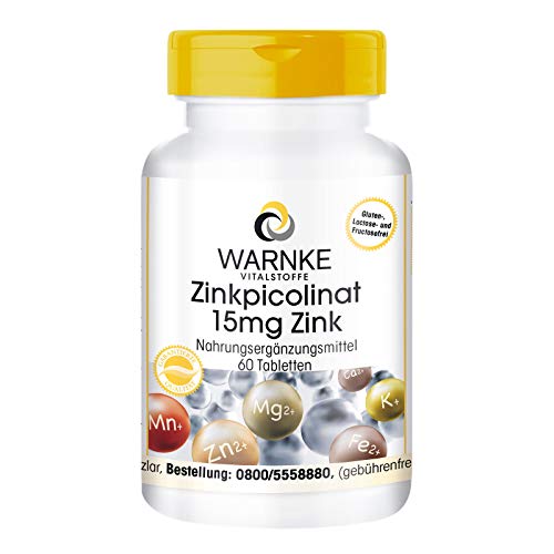 Picolinato de Zinc 15mg – 60 comprimidos
