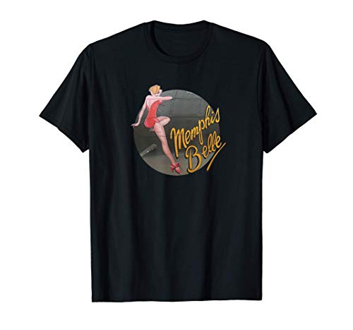 Pinup Girl WW2 B-17 Flying Fortress Memphis Belle Camiseta