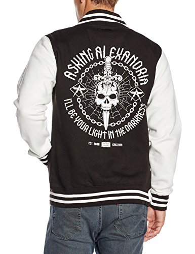 Plastic Head Asking Alexandria Light in The Darkness Chaqueta, Negro, S para Hombre