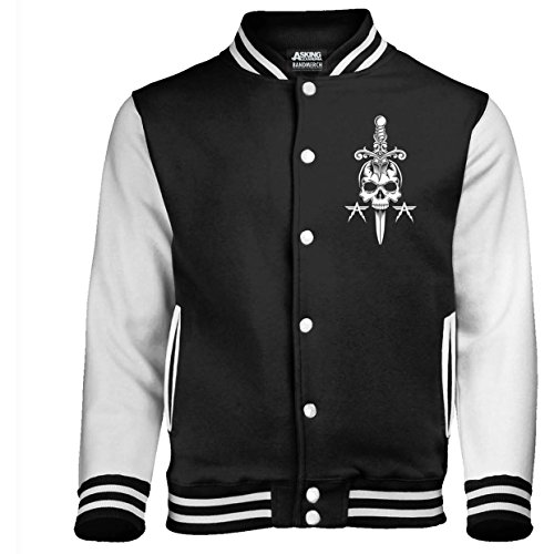 Plastic Head Asking Alexandria Light in The Darkness Chaqueta, Negro, S para Hombre