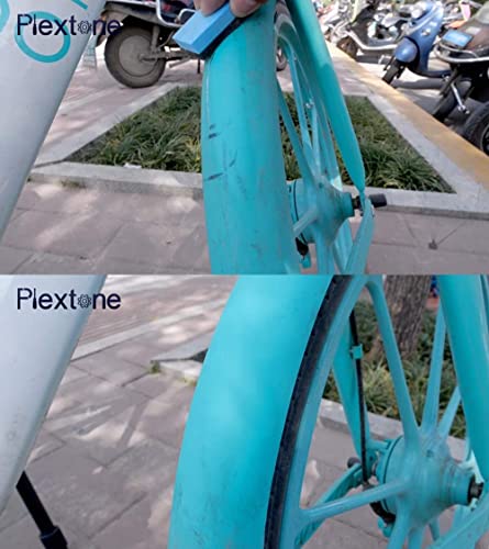 Plextone coche bicicleta motocicleta kit de reparación de arañazos mantenimiento cera pulido pasta de pulir pintura pequeños arañazos suciedad pegajosa (DOUBLE)