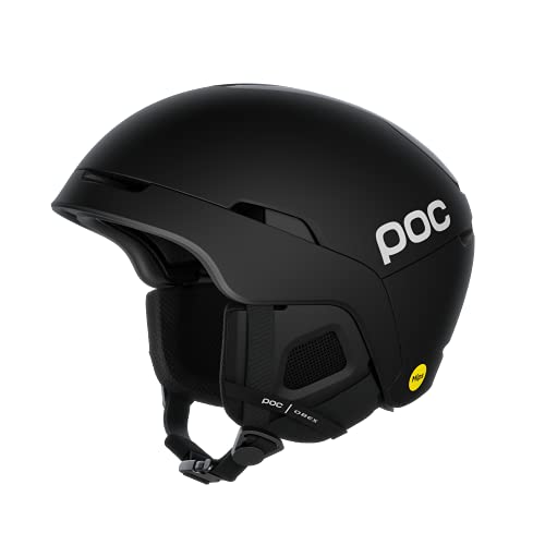 POC Obex MIPS Casco de esquí, Adultos Unisex, Uranium Black Matt, M-L (54-59cm)