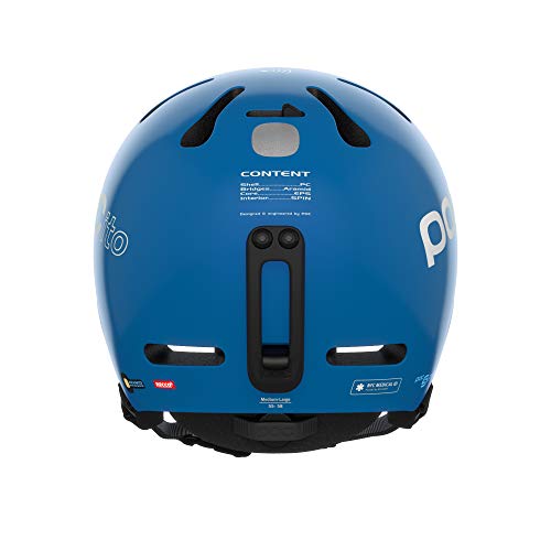 POC Pocito Fornix Spin Casco, Unisex-Youth, Azul Fluorescente, MLG