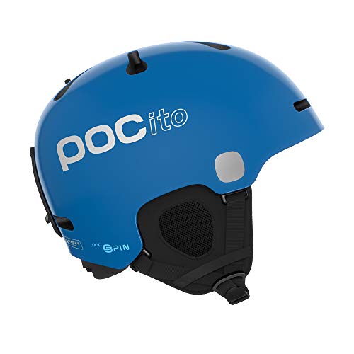 POC Pocito Fornix Spin Casco, Unisex-Youth, Azul Fluorescente, MLG