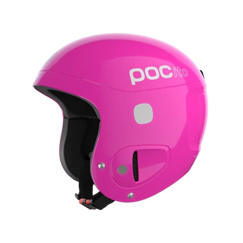POC POCito Skull - Casco de esquí unisex, Rosa fluorescente, XS-S (51-54 cm)