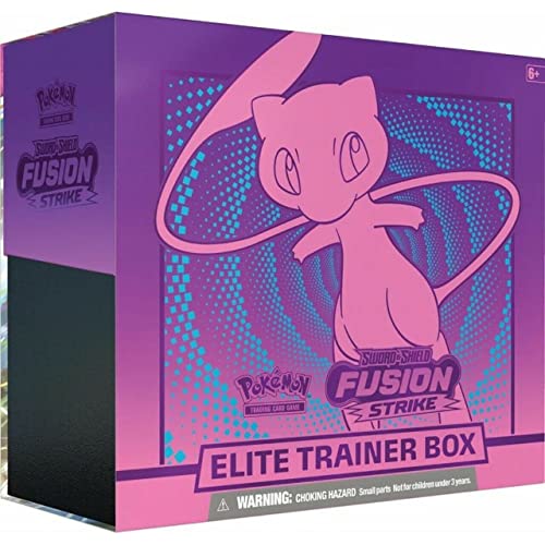 Pokémon Sword & Shield 8 Fusion Strike: Caja de Entrenador élite, Juego de Cartas para 2 Jugadores a Partir de 6 años, más de 10 Minutos de Tiempo de Juego