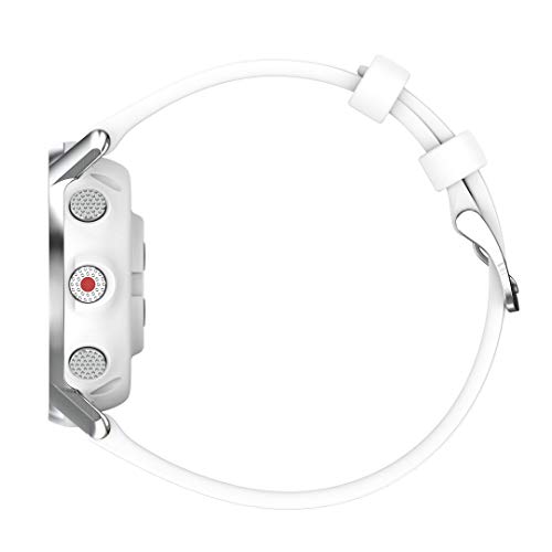 Polar Grit X Correa de Silicona de 22 mm (Compatible con Vantage M), Unisex Adulto, Blanco, S/M